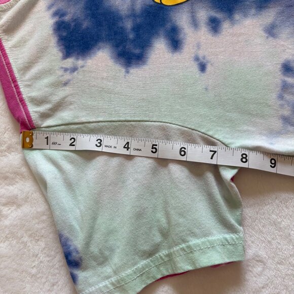 The Simpsons Juniors Lisa Skimmer T-Shirt Tie-Dye Graphic Multicolor Size M - Picture 7 of 10